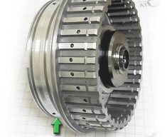 Барабан (Drum) сцеплений 4-5-6 и 3-5-Reverse (Direct), 6T40/ 6T45 c наружным диаметром круглой части барабана 130 мм, 2008-Up (под 4 тефлоновых кольца на 634) 213550B-AF