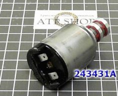 Соленоид-электроклапан линейного давления (Ford) с красными сетками, Solenoid EPC, 4R44E/55E/5R44E/55E 1995-Up & 4L30E 2000-Up 243431A-EM